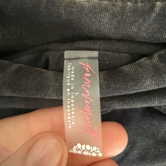 Free People Black Athletic Skort with Logo - Picture 3 of 8